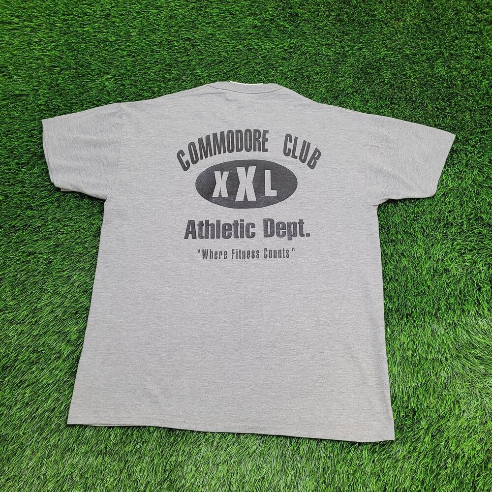 Vintage 90s Commodore Club Beer Shirt Large 22x28 Kansas